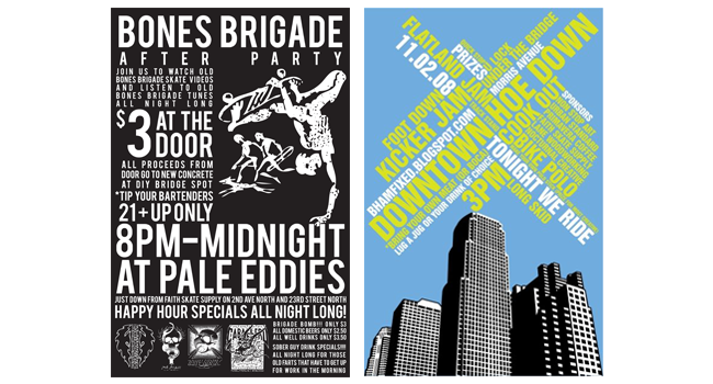 various poster designs